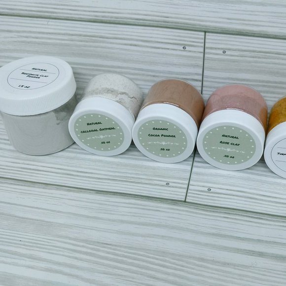 7x Organic+ Natural Clays and Powders For Soap Making + Candles + Infusions - Picture 4 of 7